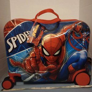 Kids Marvel Spider-Man Ride On Luggage Suitcase
